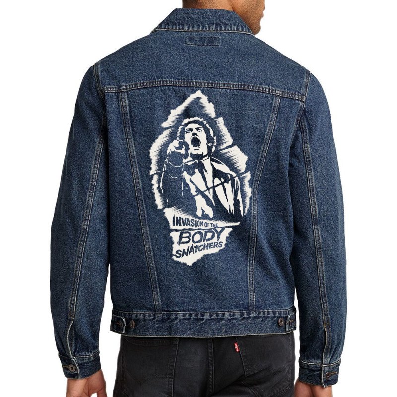 Invasion Of The Body Snatchers White Men Denim Jacket | Artistshot