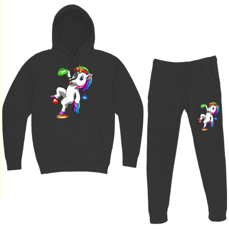 Bouldering And Rock Climbing Unicorn T Shirt Hoodie & Jogger Set | Artistshot