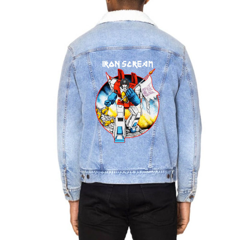 Iron Scream Unisex Sherpa-lined Denim Jacket | Artistshot