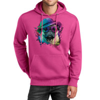 Vaporwave Pug Hat And Sunglasses Edition 1 Unisex Hoodie | Artistshot