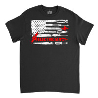 Electrician Patriotic American Flag Electrician Gi Classic T-shirt | Artistshot