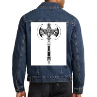 Viking Axe Boy Men Denim Jacket | Artistshot