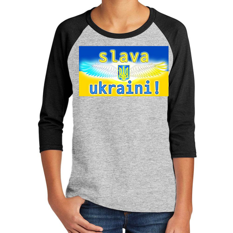 Slava Flag Youth 3/4 Sleeve | Artistshot