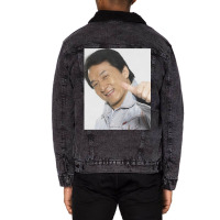 Jackie Chan Approves Unisex Sherpa-lined Denim Jacket | Artistshot