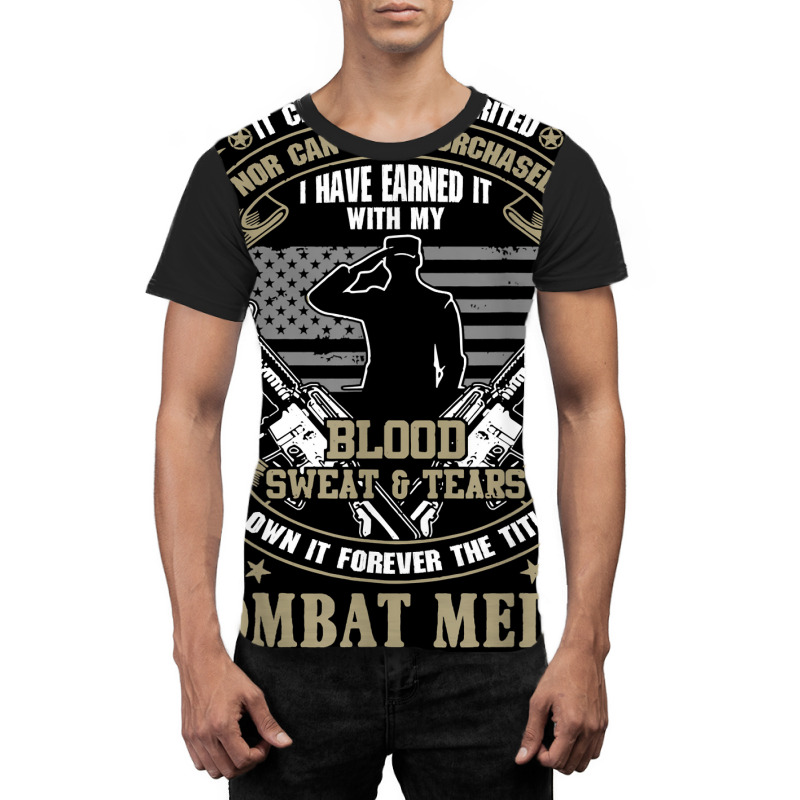 Combat Medic, It Can Not Be Inherited Or Purchased Graphic T-shirt by validokel | Artistshot