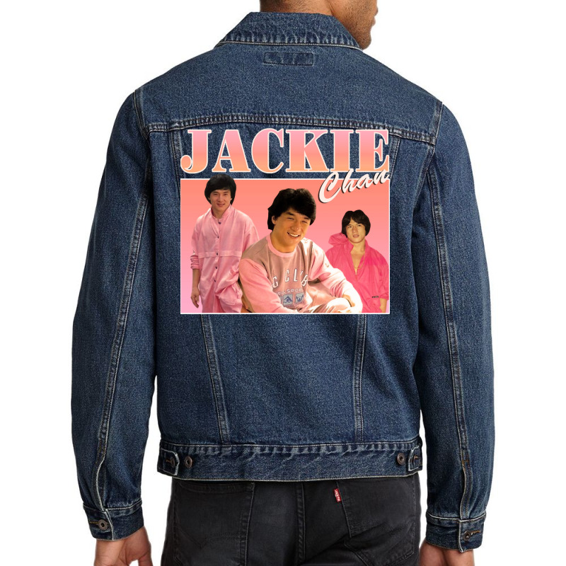 Jackie Chan Pink Classic Men Denim Jacket | Artistshot