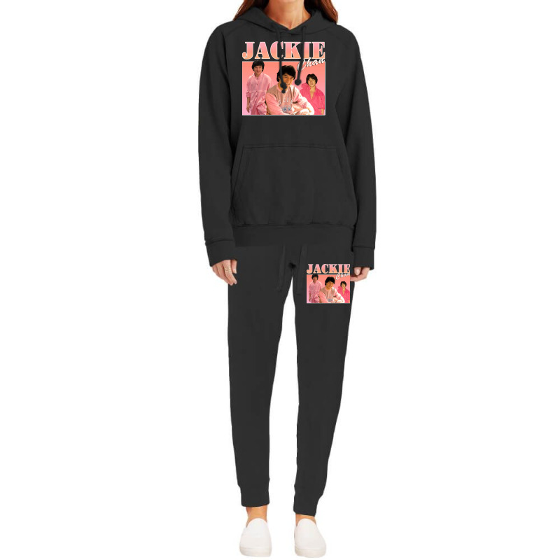 Jackie Chan Pink Classic Hoodie & Jogger Set | Artistshot