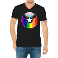 Pride Shield V-neck Tee | Artistshot