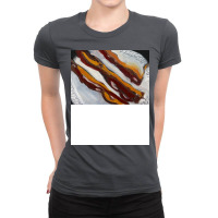 Bacon Strips Funny Ladies Fitted T-shirt | Artistshot