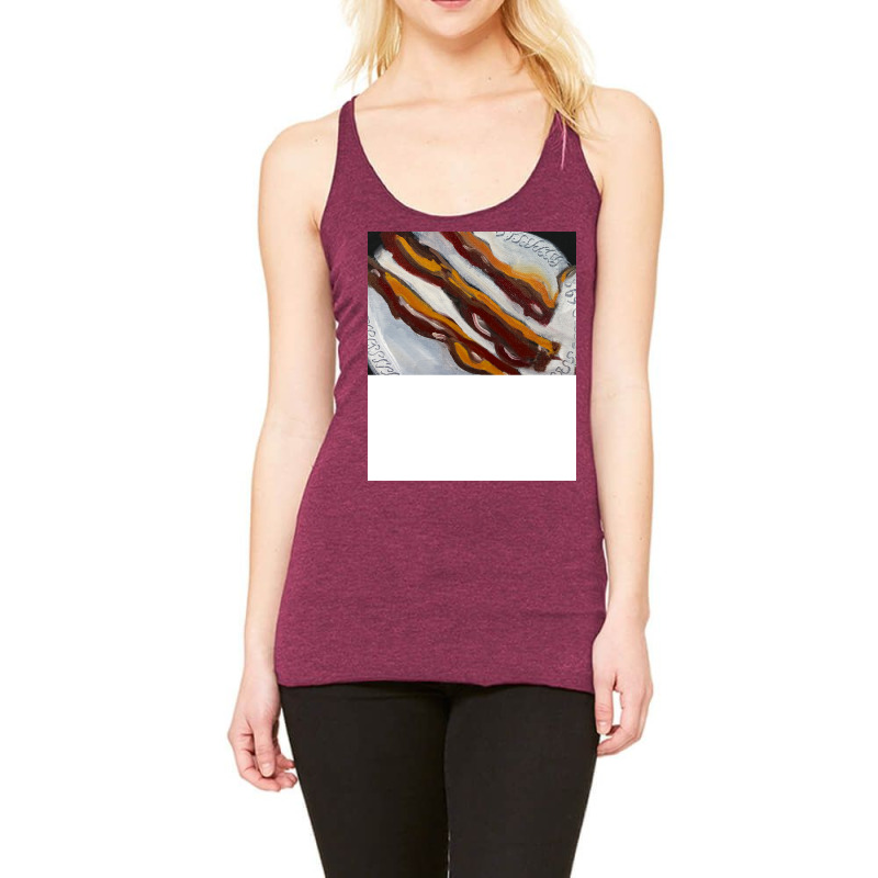 Bacon Strips Funny Racerback Tank by givensjackona | Artistshot