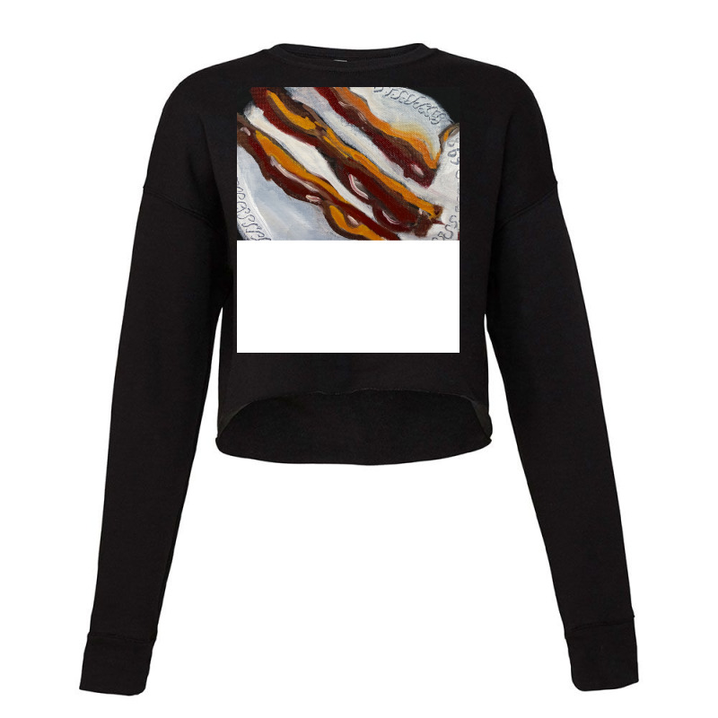 Bacon Strips Funny Cropped Sweater by givensjackona | Artistshot