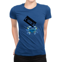 Crabby Cassette Ladies Fitted T-shirt | Artistshot