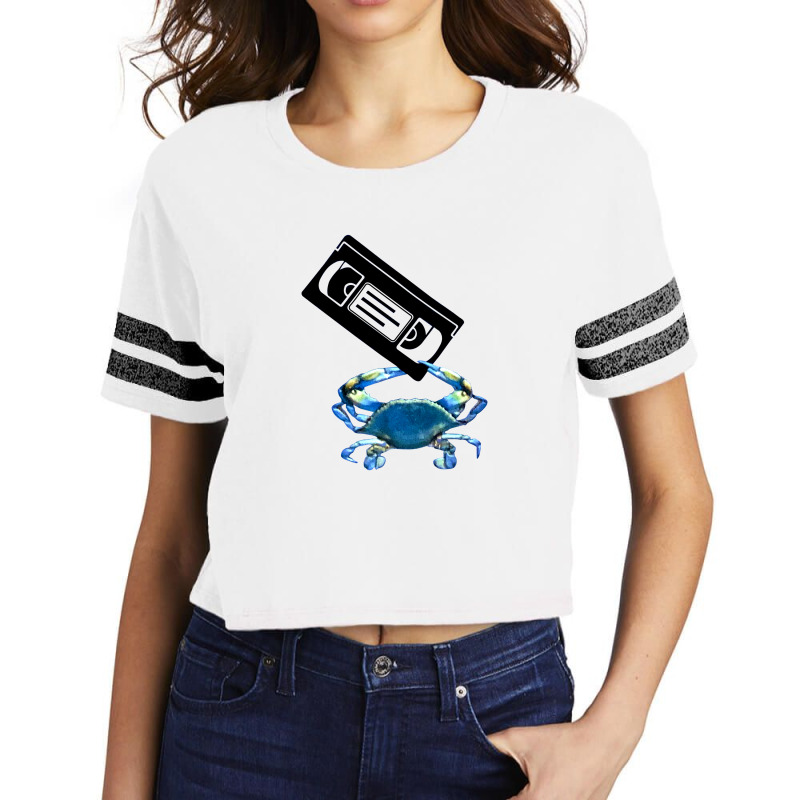 Crabby Cassette Scorecard Crop Tee | Artistshot