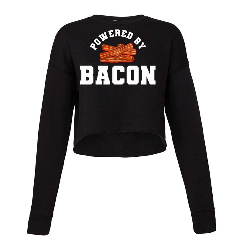 Bacon Food Bacon Strips Stars Cropped Sweater by urbinopixlert | Artistshot