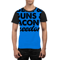 Beer Guns Bacon And Freedom Nature Graphic T-shirt | Artistshot