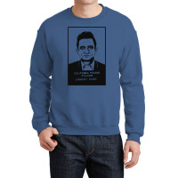 Johnny Cash Prison Black Crewneck Sweatshirt | Artistshot