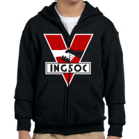 Ingsoc 1984 Youth Zipper Hoodie | Artistshot