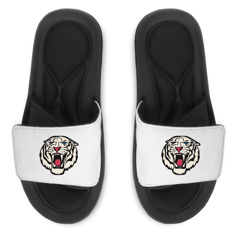 White Tiger Roar   White Tiger Slide Sandal | Artistshot