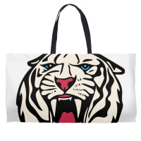 White Tiger Roar   White Tiger Weekender Totes | Artistshot