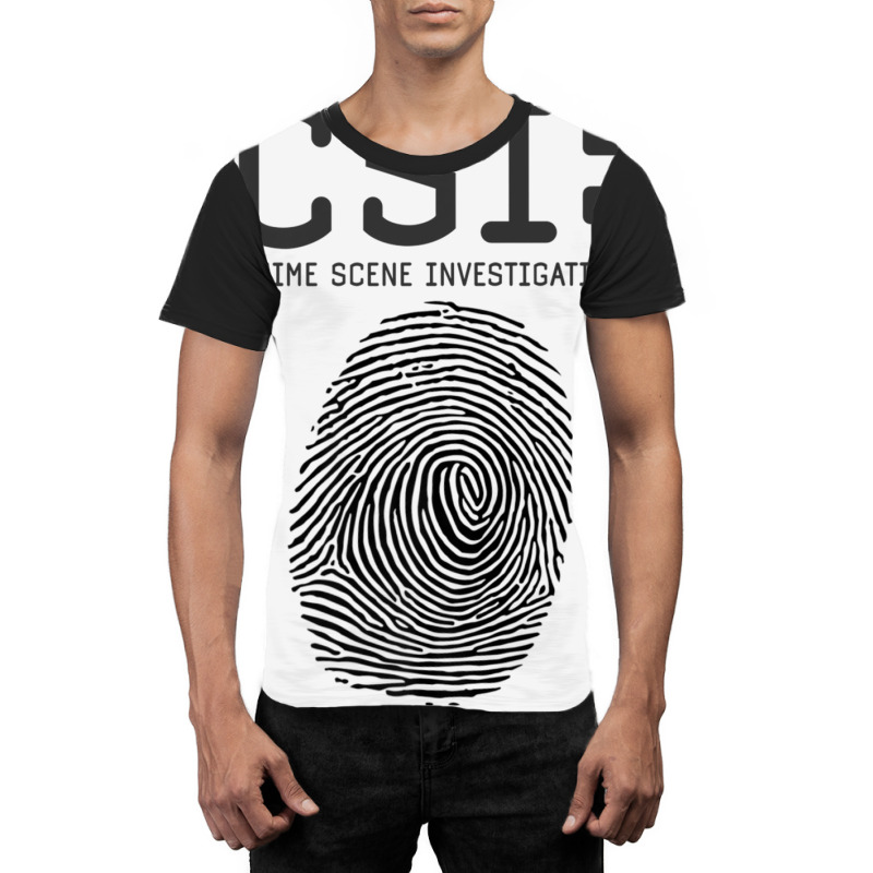 Csi Crime Scene Investigation, Fingerprint, Forens Graphic T-shirt by aiiluurosy | Artistshot