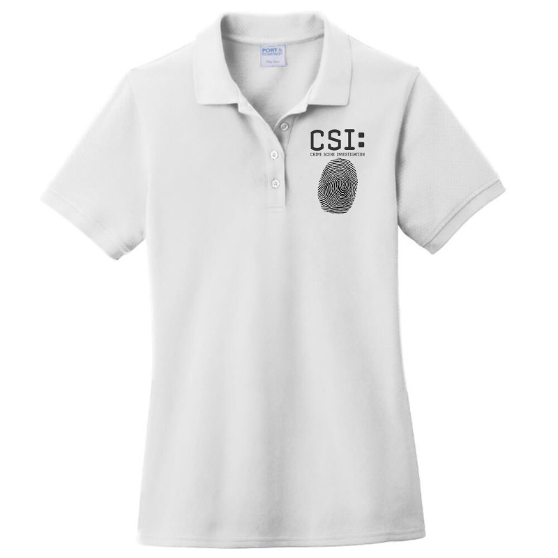 Csi Crime Scene Investigation, Fingerprint, Forens Ladies Polo Shirt by aiiluurosy | Artistshot