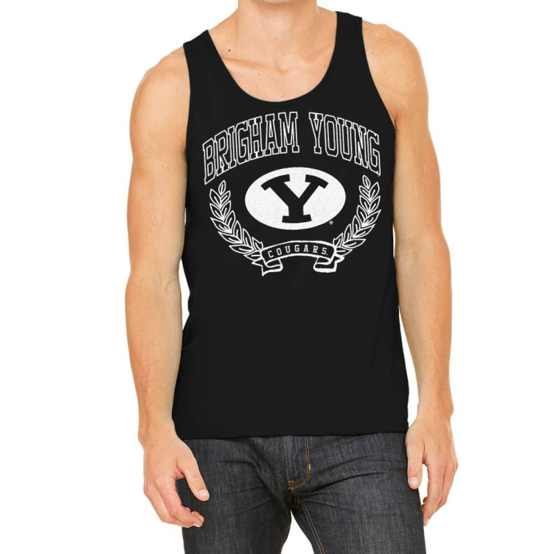 Byu Cougars Victory Vintage Navy Sweatshirt Tank Top by kulowbu | Artistshot