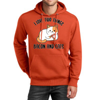 Funny Bacon Day Gift Red Unisex Hoodie | Artistshot