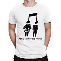 Music Connects People T-shirt | Artistshot