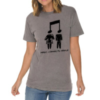 Music Connects People Vintage T-shirt | Artistshot