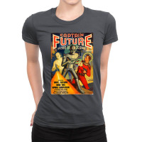 Captain Future Poster Ladies Fitted T-shirt | Artistshot