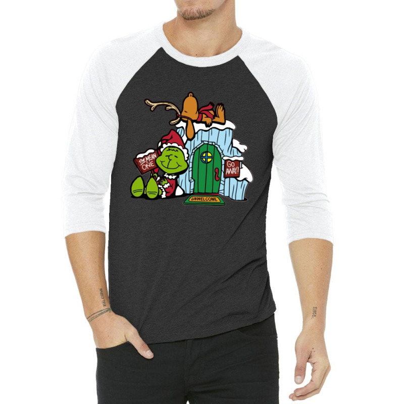 How Grinch Stole 3/4 Sleeve Shirt | Artistshot