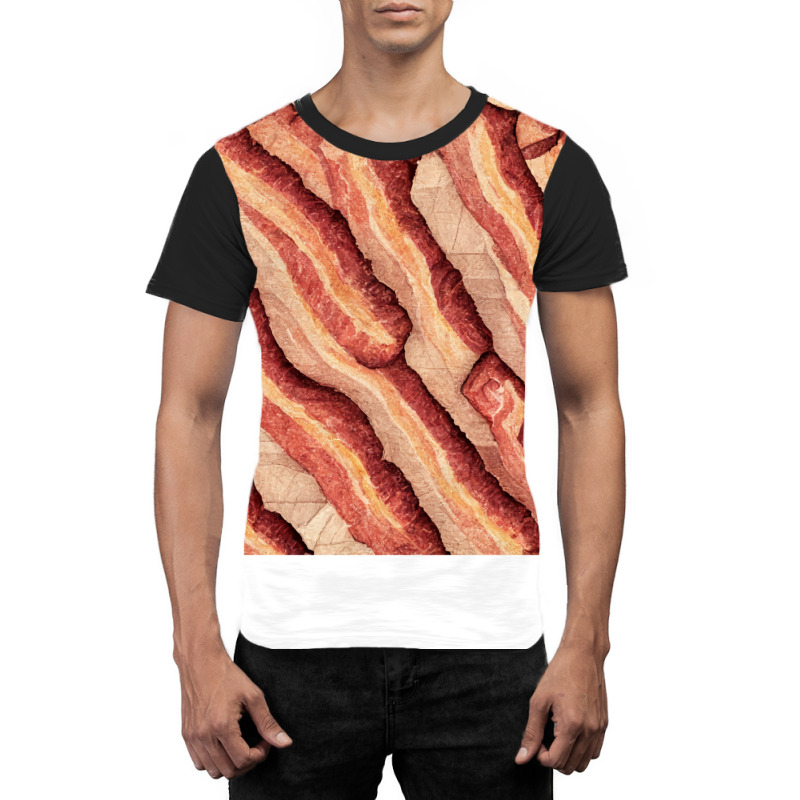 Isometric Bacon Art Gift Graphic T-shirt | Artistshot