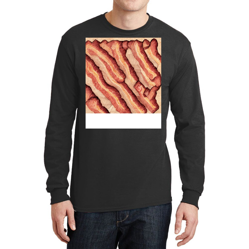 Isometric Bacon Art Gift Long Sleeve Shirts | Artistshot