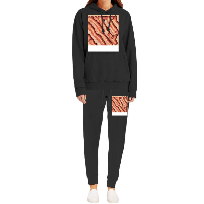 Isometric Bacon Art Gift Hoodie & Jogger Set | Artistshot