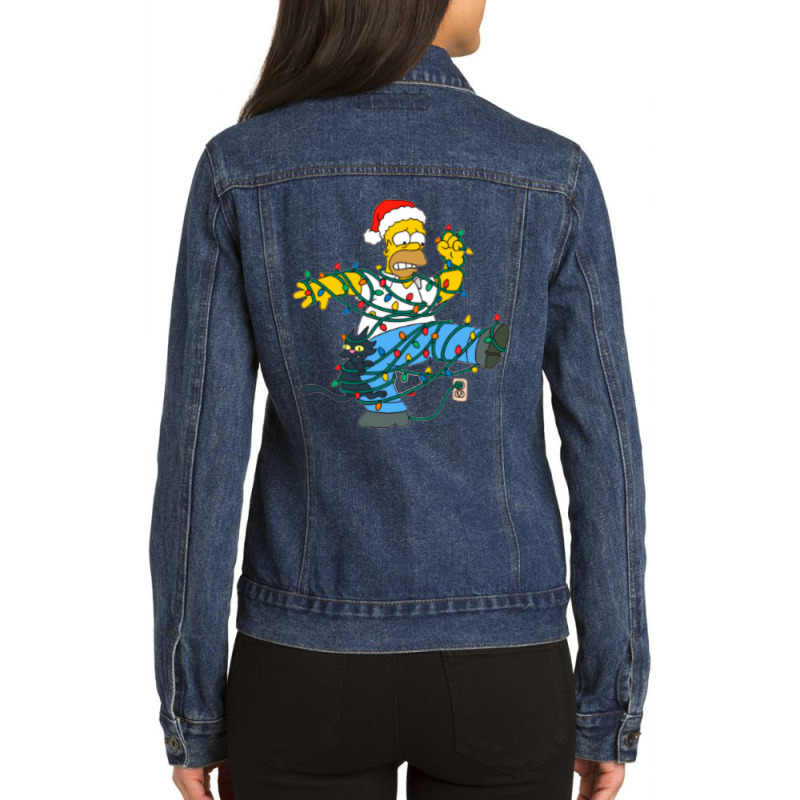 The Simpsons Milhouse Lamp Ladies Denim Jacket by VivaBotsford | Artistshot