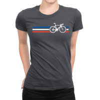 Bike Stripes French National Road Race V2 Ladies Fitted T-shirt | Artistshot