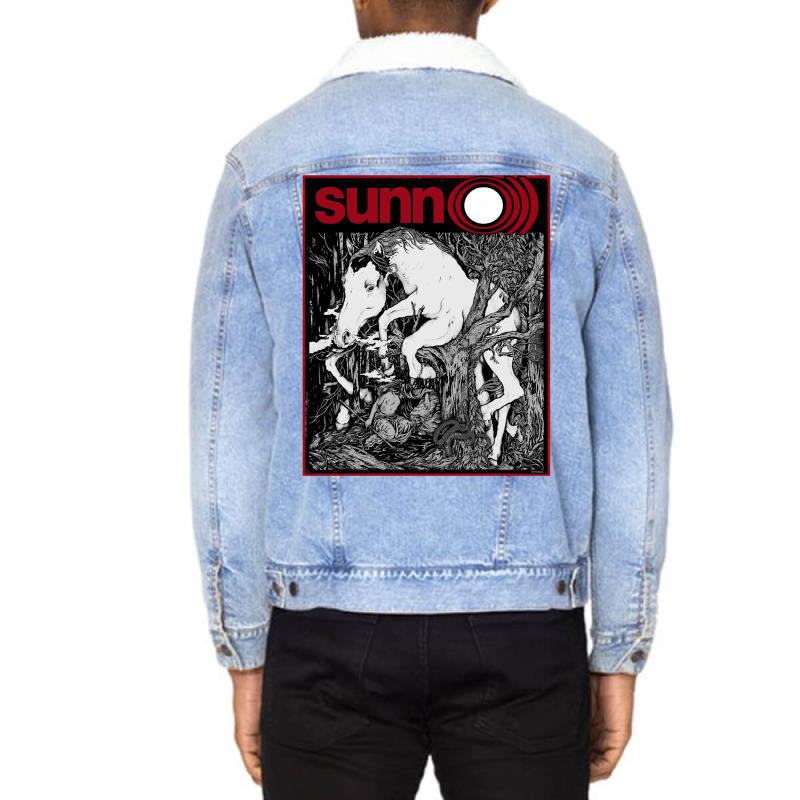 Sunn O))) Phenomenal Unisex Sherpa-Lined Denim Jacket by jagvirrietb | Artistshot