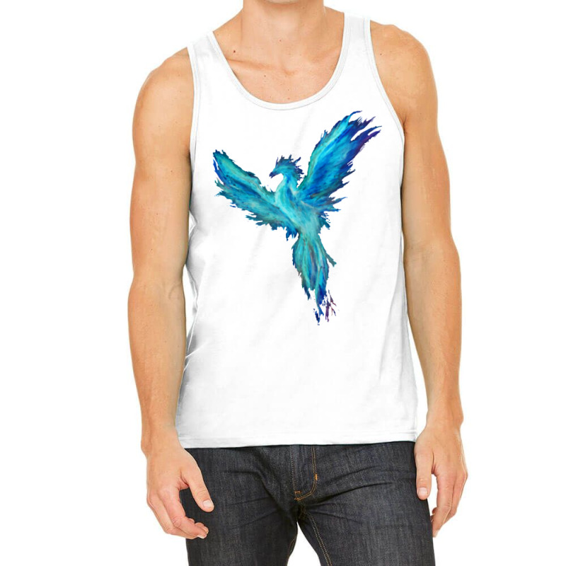 Blue Pheonix Tank Top by krasoncronand | Artistshot