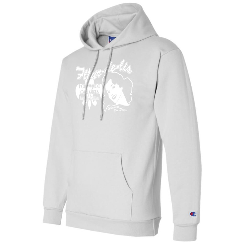 Fleur De Lis (white Print) Champion Hoodie | Artistshot