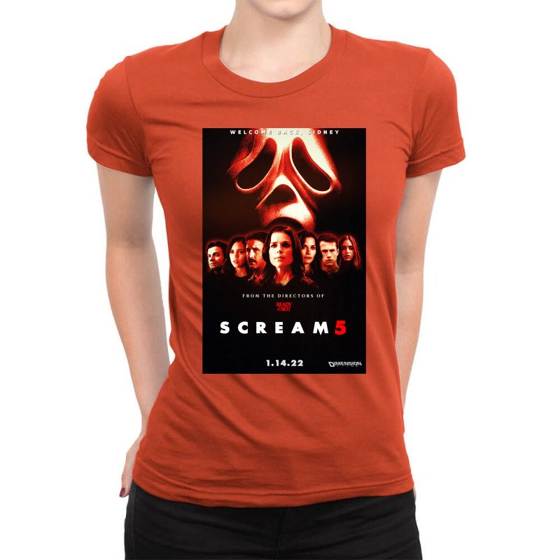 Scream (2022) Movie Ladies Fitted T-Shirt by loekaadenka0 | Artistshot