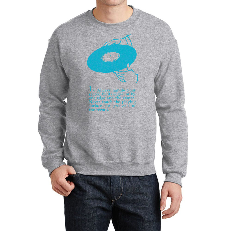 Retro Record Crewneck Sweatshirt | Artistshot