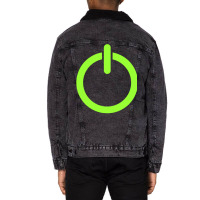 Power Up! Unisex Sherpa-lined Denim Jacket | Artistshot