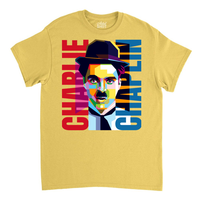 Charlie Chaplin Pop Art Classic T-shirt by bouzoshadzirh | Artistshot