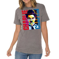 Charlie Chaplin Pop Art Vintage T-shirt | Artistshot