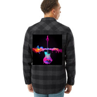 Radioactive Guitar On Colors Flannel Shirt | Artistshot