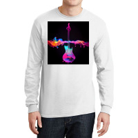 Radioactive Guitar On Colors Long Sleeve Shirts | Artistshot