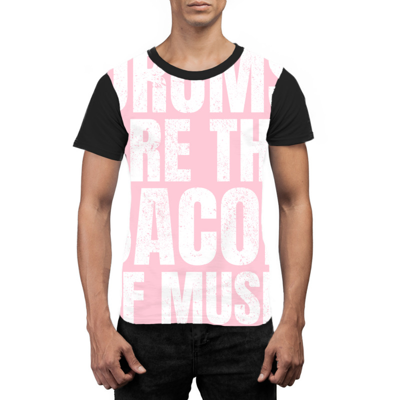 Drums Are The Bacon Of Music Aesthetic Graphic T-shirt | Artistshot