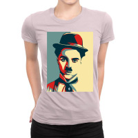 Charlie Chaplin Ladies Fitted T-shirt | Artistshot