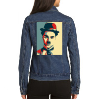 Charlie Chaplin Ladies Denim Jacket | Artistshot