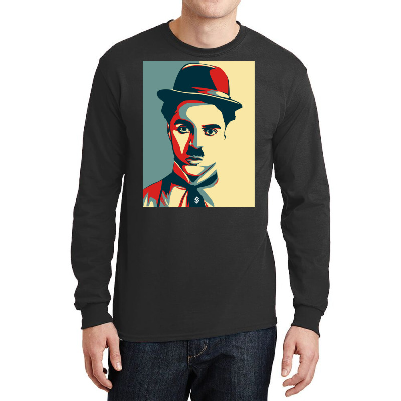 Charlie Chaplin Long Sleeve Shirts by bouzoshadzirh | Artistshot